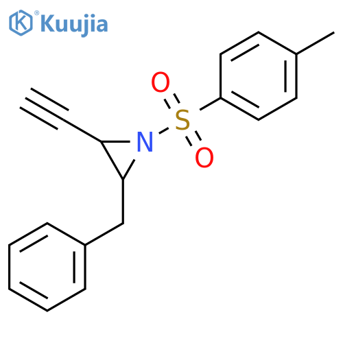 Aziridine, 2-ethynyl-1-[(4-methylphenyl)sulfonyl]-3-(phenylmethyl)-,(2S,3S)- structure