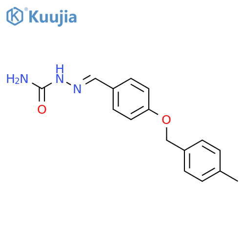 [[4-[(4-Methylphenyl)methoxy]phenyl]methylideneamino]urea structure