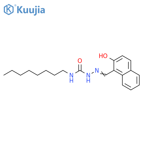 Hydrazinecarboxamide,2-[(2-hydroxy-1-naphthalenyl)methylene]-N-octyl- structure