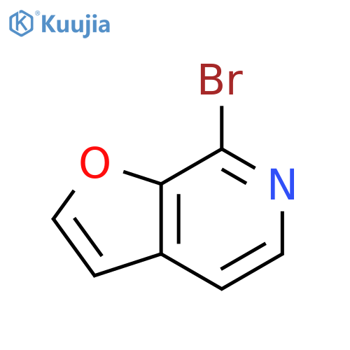 Furo[2,3-c]pyridine, 7-bromo- structure