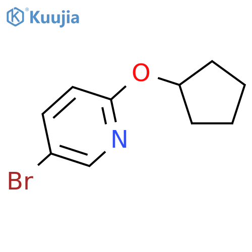 5-Bromo-2-(cyclopentyloxy)pyridine structure