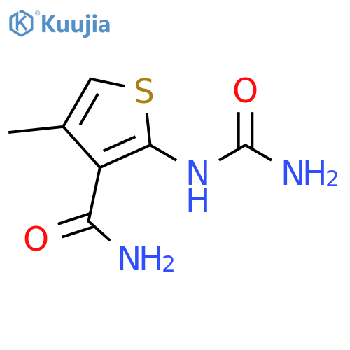 3-Thiophenecarboxamide, 2-[(aminocarbonyl)amino]-4-methyl- structure