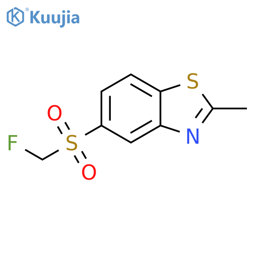 Benzothiazole, 5-[(fluoromethyl)sulfonyl]-2-methyl- structure