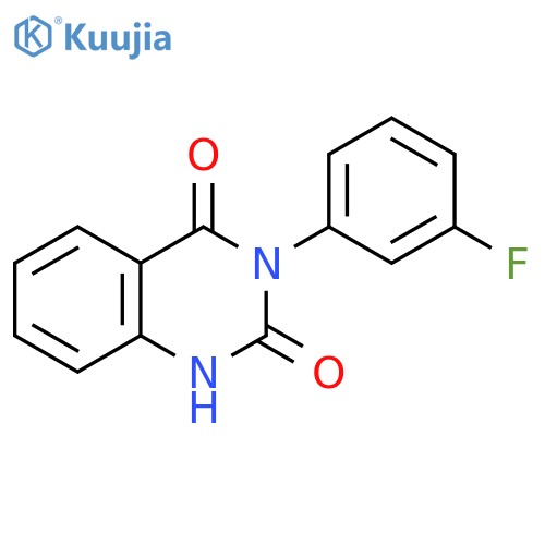 2,4(1H,3H)-Quinazolinedione, 3-(3-fluorophenyl)- structure