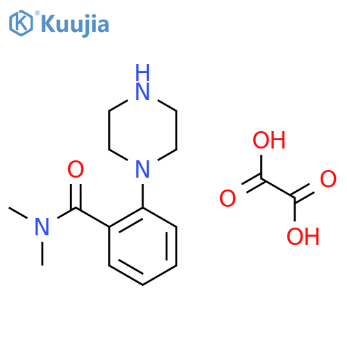 N,N-Dimethyl-2-(piperazin-1-yl)benzamide oxalate structure