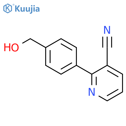 4-(3-Cyanopyridin-2-yl)benzyl alcohol structure
