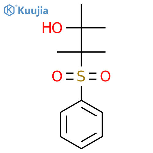 2-Butanol, 2,3-dimethyl-3-(phenylsulfonyl)- structure