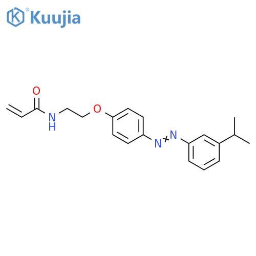 2-Propenamide, N-[2-[4-[[3-(1-methylethyl)phenyl]azo]phenoxy]ethyl]- structure