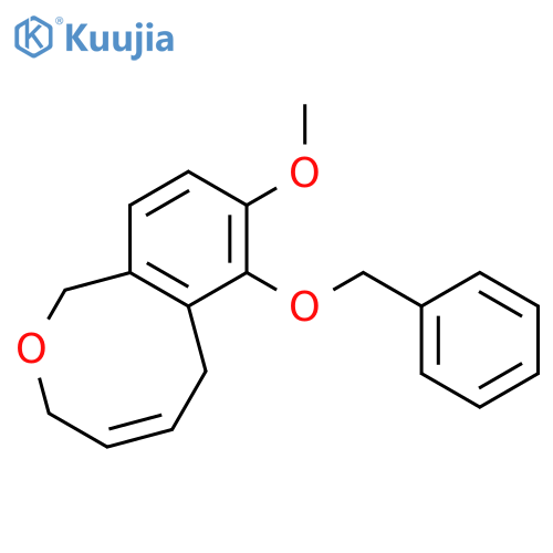 1H-2-BENZOXOCIN, 3,6-DIHYDRO-8-METHOXY-7-(PHENYLMETHOXY)- structure