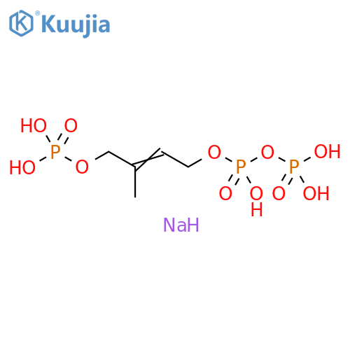 Diphosphoric acid, mono[3-methyl-4-(phosphonooxy)-2-butenyl] ester,pentasodium salt structure