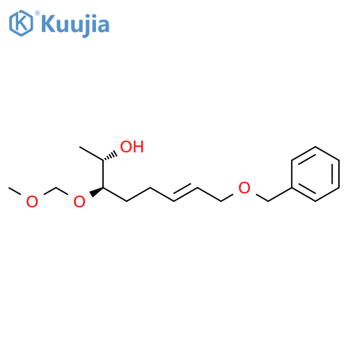 6-Octen-2-ol, 3-(methoxymethoxy)-8-(phenylmethoxy)-, (2S,3R,6E)- structure