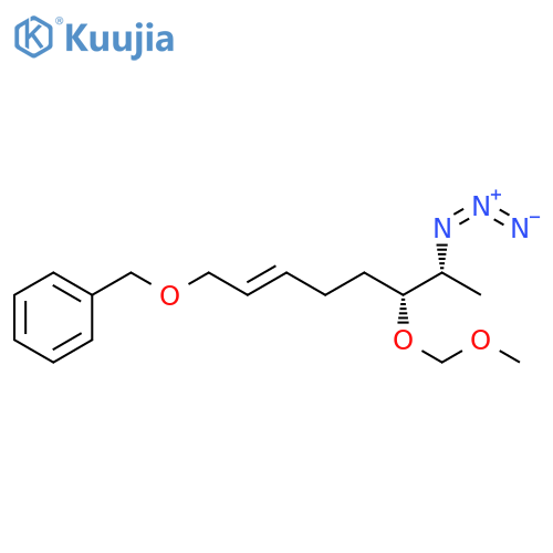 Benzene,[[[(2E,6R,7R)-7-azido-6-(methoxymethoxy)-2-octenyl]oxy]methyl]- structure