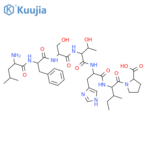 L-Proline, L-leucyl-L-phenylalanyl-L-seryl-L-threonyl-L-histidyl-L-isoleucyl- structure
