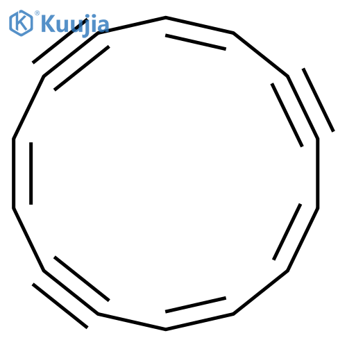 1,3,7,11-Cyclotetradecatetraene-5,9,13-triyne, (1Z,3Z,7Z,11Z)- structure