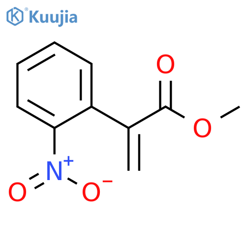 Benzeneacetic acid, α-methylene-2-nitro-, methyl ester structure