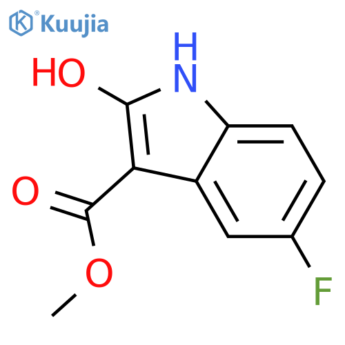 methyl 5-fluoro-2-hydroxy-1H-indole-3-carboxylate structure