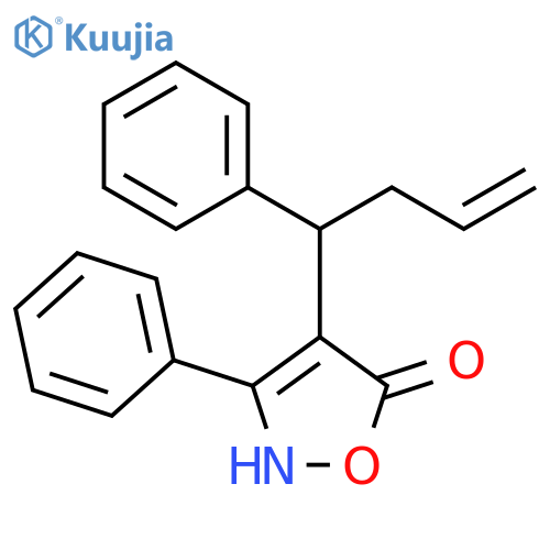 5(2H)-Isoxazolone, 3-phenyl-4-(1-phenyl-3-butenyl)- structure