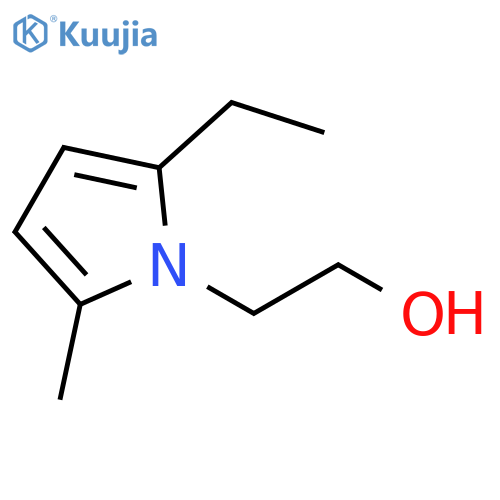 1H-Pyrrole-1-ethanol, 2-ethyl-5-methyl- structure