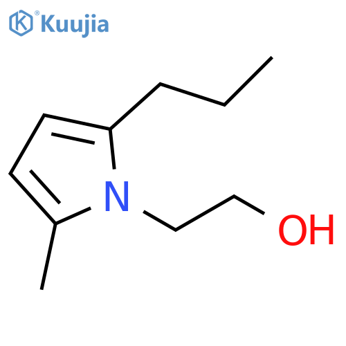 1H-Pyrrole-1-ethanol, 2-methyl-5-propyl- structure