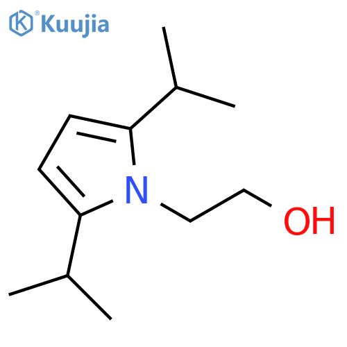 1H-Pyrrole-1-ethanol, 2,5-bis(1-methylethyl)- structure