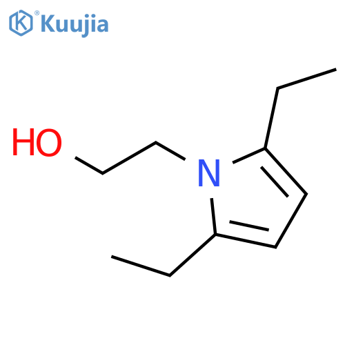 1H-Pyrrole-1-ethanol, 2,5-diethyl- structure