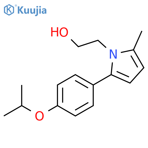1H-Pyrrole-1-ethanol, 2-methyl-5-[4-(1-methylethoxy)phenyl]- structure