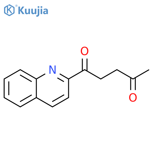 1,4-Pentanedione, 1-(2-quinolinyl)- structure