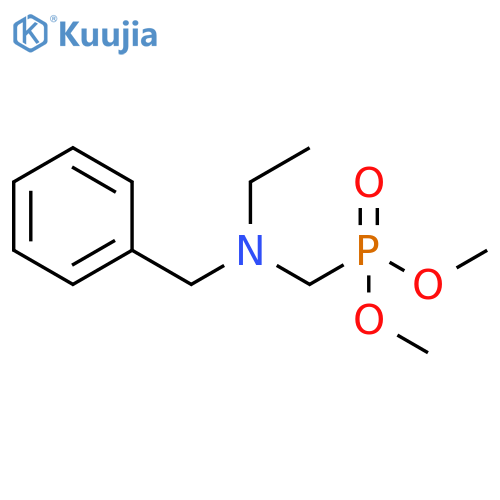 Phosphonic acid, [[ethyl(phenylmethyl)amino]methyl]-, dimethyl ester structure