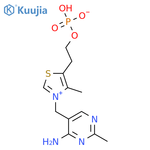 Thiamine phosphoric acid ester structure
