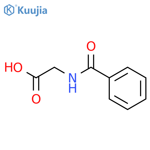 2-(phenylformamido)acetic acid structure