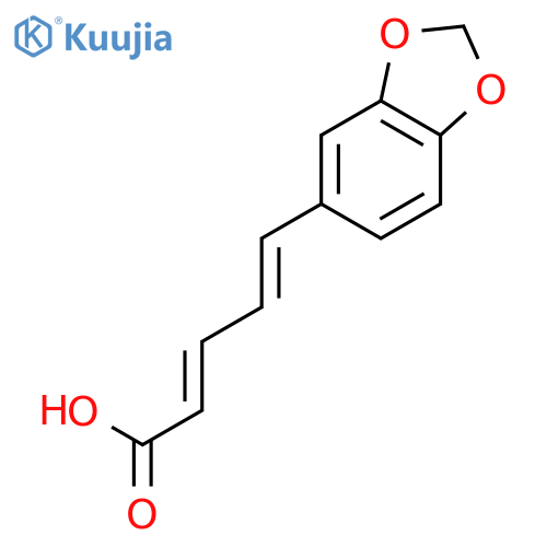 (2E,4Z)-5-(3,4-Methylenedioxyphenyl)2,4-pentadienoic acid structure