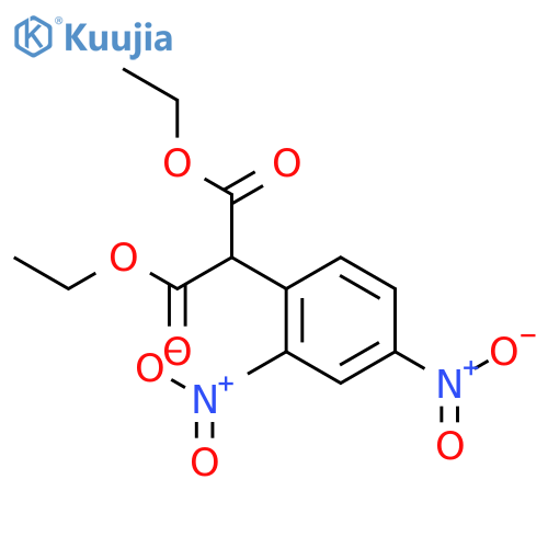 Diethyl 2-(2,4-dinitrophenyl)propanedioate structure