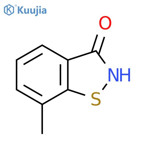 1,2-Benzisothiazol-3(2H)-one, 7-methyl- structure