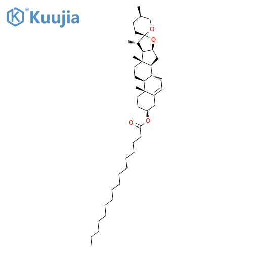 Spirost-5-en-3-ol, hexadecanoate, (3b,25R)- structure