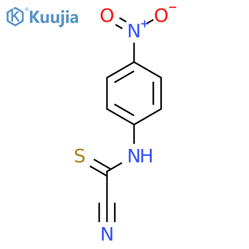 1-cyano-N-(4-nitrophenyl)methanethioamide structure
