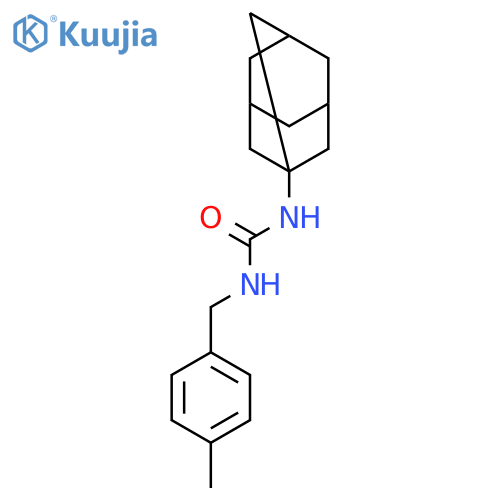 1-(1-Adamantyl)-3-[(4-methylphenyl)methyl]urea structure
