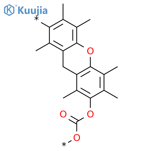 POLY[(1,3,4,5,6,8-HEXAMETHYL-9H-XANTHENE-2,7-DIYL)OXYCARBONYLOXY] structure