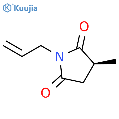 (3S)-3-methyl-1-(2-propen-1-yl)-2,5-Pyrrolidinedione structure