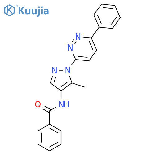 Benzamide, N-[5-methyl-1-(6-phenyl-3-pyridazinyl)-1H-pyrazol-4-yl]- structure