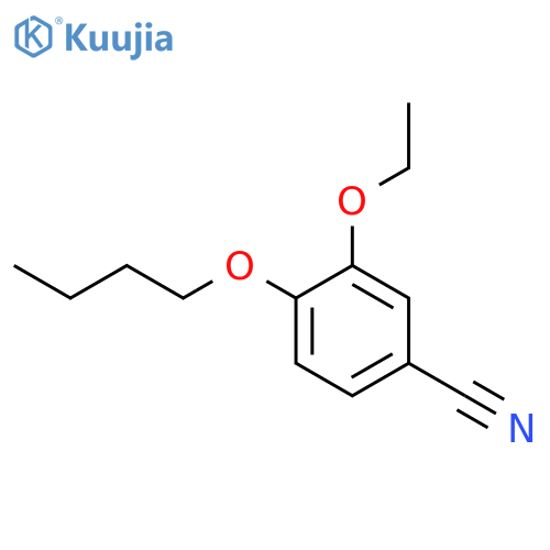 4-butoxy-3-ethoxybenzonitrile structure