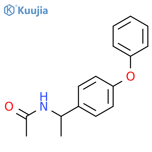 Acetamide, N-[1-(4-phenoxyphenyl)ethyl]- structure