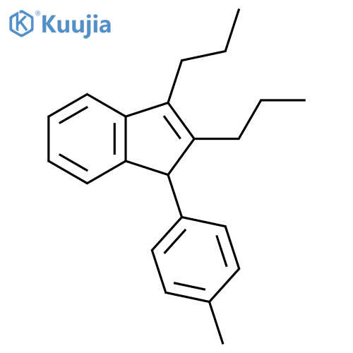 1H-Indene, 1-(4-methylphenyl)-2,3-dipropyl- structure