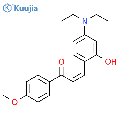 2-Propen-1-one,3-[4-(diethylamino)-2-hydroxyphenyl]-1-(4-methoxyphenyl)-, (2Z)- structure