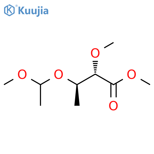 Butanoic acid, 2-methoxy-3-(1-methoxyethoxy)-, methyl ester, (2S,3R)- structure