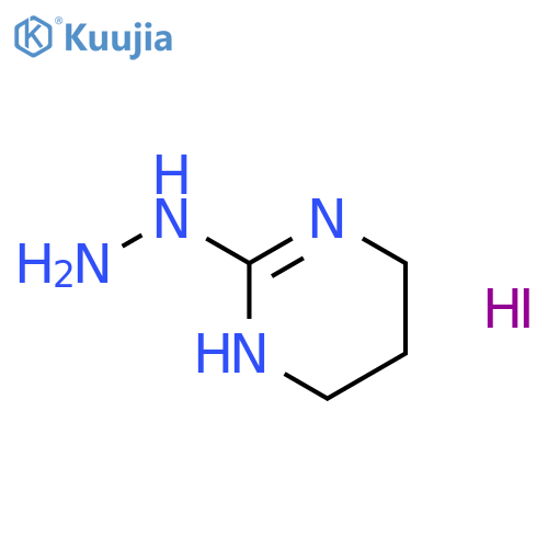 Pyrimidine,2-hydrazinyl-1,4,5,6-tetrahydro-, hydriodide (1:1) structure