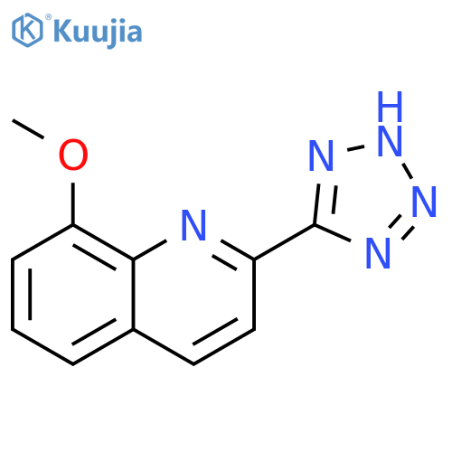 Quinoline, 8-methoxy-2-(1H-tetrazol-5-yl)- structure