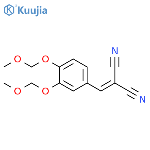 Propanedinitrile, [[3,4-bis(methoxymethoxy)phenyl]methylene]- structure