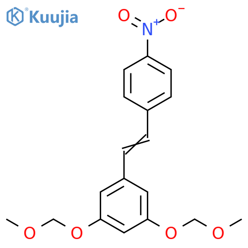 Benzene, 1,3-bis(methoxymethoxy)-5-[2-(4-nitrophenyl)ethenyl]- structure