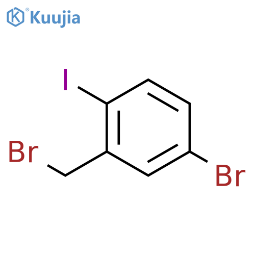 4-Bromo-2-(bromomethyl)-1-iodobenzene structure