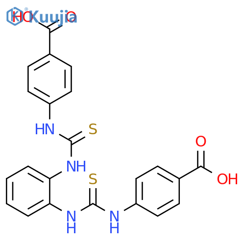 Benzoic acid, 4,4'-[1,2-phenylenebis(iminocarbonothioylimino)]bis- structure